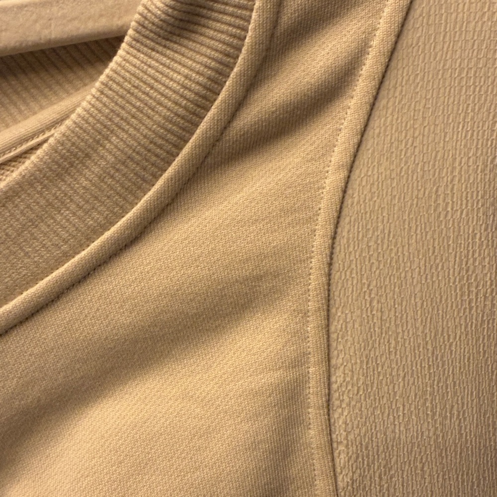 Lululemon Cotton French Terry + Swift T-ShirtNatural Ivory size 6 - Picture 4 of 6